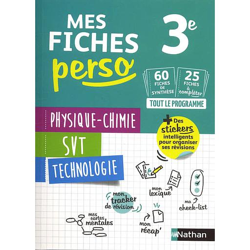 Physique-chimie SVT Technologie 3e