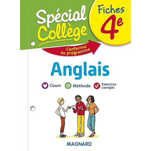 Fiches Anglais 4e Spécial Collège