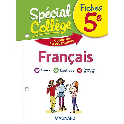 Fiches français 5e Spécial Collège