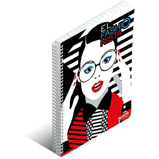 Cahier simple Aladin  - 17*22 - Spirale - 384p - 60g - Séyès