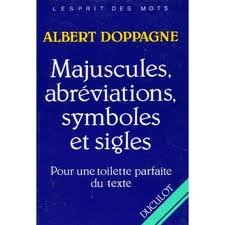 Majuscules, abréviations, symboles et sigles