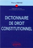 Dictionnaire de droit constitutionnel