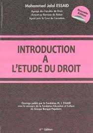 Introduction à l'étude du droit - 6ème édition