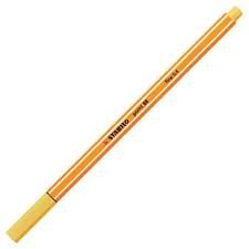 Stylos-feutres Stabilo  - Jaune - 0,4