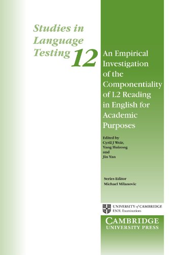 An Empirical Investigation of the Componentiality of L2 Reading in English for Academic Purposes