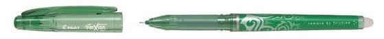 Stylo à bille Pilot Frixion Encre Liquide 0,5 Vert