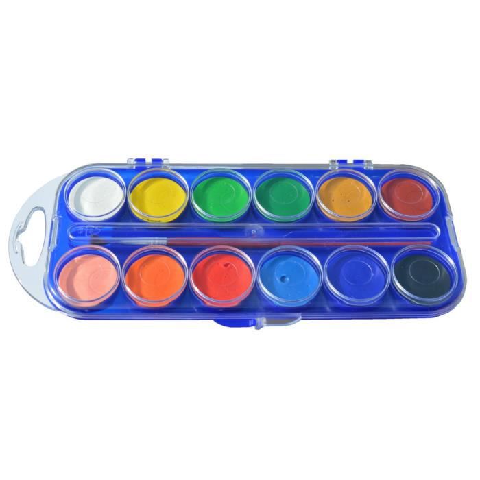 Pack aquarelle + pinceau  Pensan Fatih  - 12 pastilles