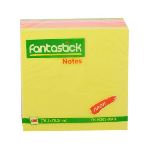 Post-it FantaStick - 3 x 3 - 5 couleurs