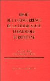 Droit de la concurrence de la Communauté Economique Européenne
