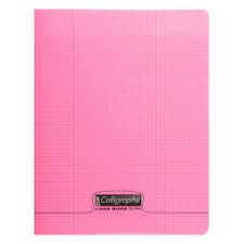 Cahier Piqué Séyès Polypro Rose 21 x 29.7 96P 90G Rèf 18131