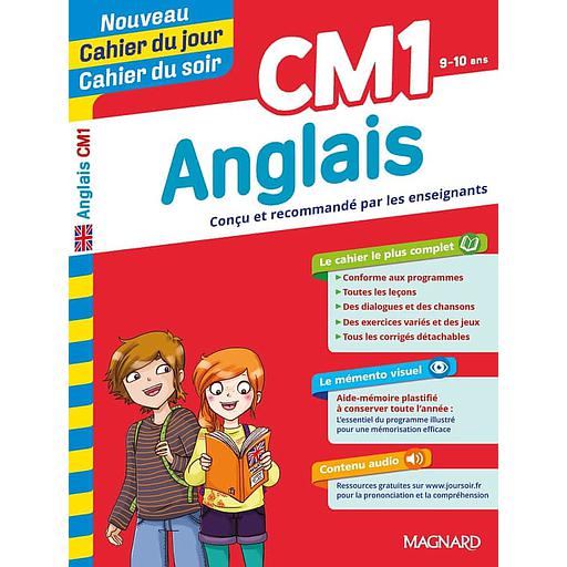 Cahier du jour/Cahier du soir Anglais CM1 + mémento