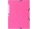 Chemise à Rabat A4 Cartonnée Rose