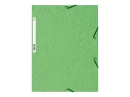 Chemise à Rabat A4 Cartonnée Vert Claire