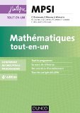 Mathématiques tout-en-un MPSI - 4e éd.: conforme au nouveau programme - Campus