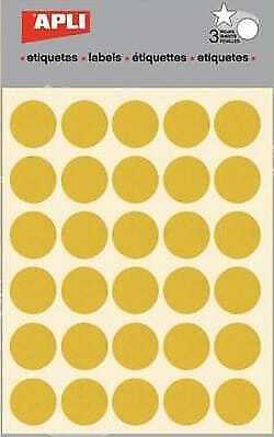 Gommettes APLI Rondes Or Rèf 11808