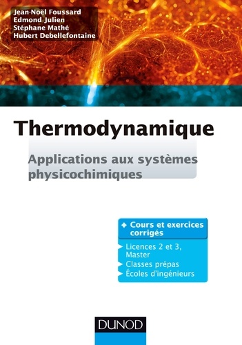 Themodynamique  - Applications aux systèmes physiochimiques