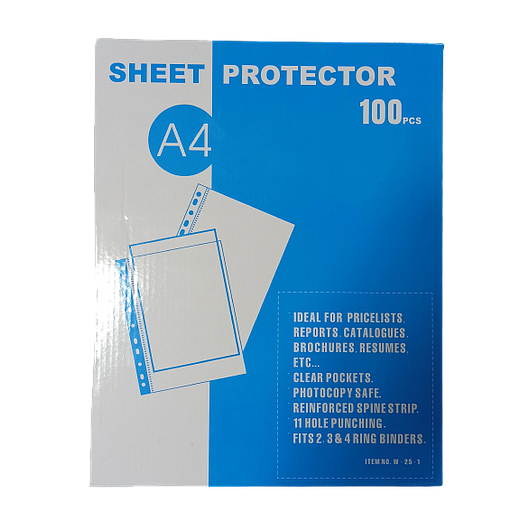 Paquet de100 Pochettes Perforées 80 MIC