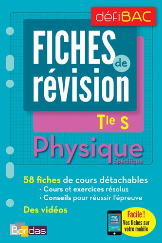 Physique spécifique Tle S  - Fiches de révision