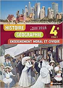 Histoire-Géographie-EMC 4ème - Prog. 2016