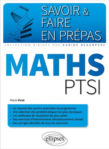 Savoir &amp; Faire en Prépas - Mathématiques PTSI