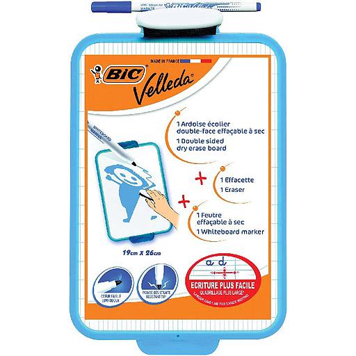 Ardoise + Feutre effaçable Bic Velleda