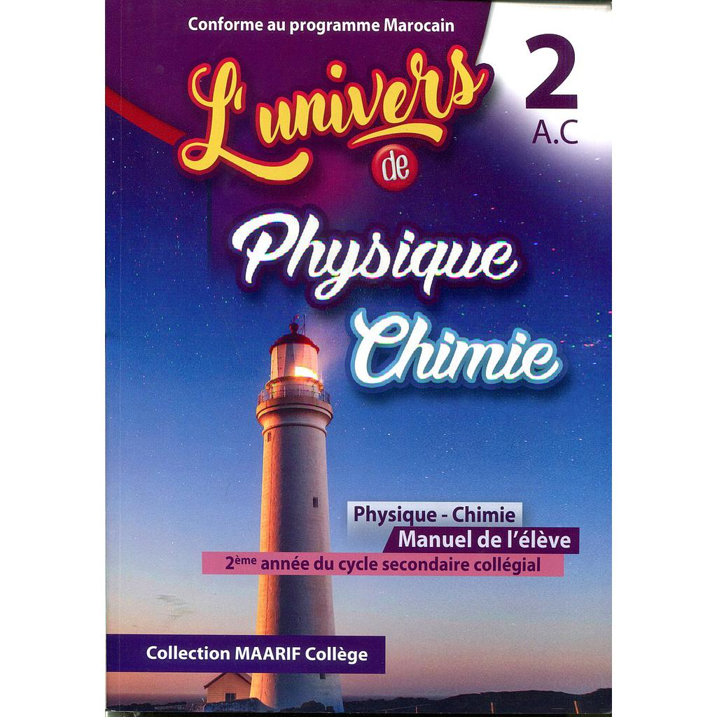 L'univers de Physique Chimie 2 Ac Manuel 2019