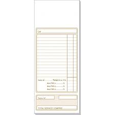 Carnet Bon Restaurant - 3 exemplaires