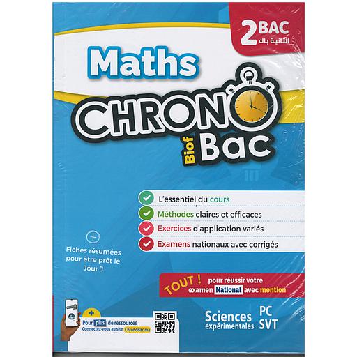 Chrono Bac Maths 2ème Bac Biof