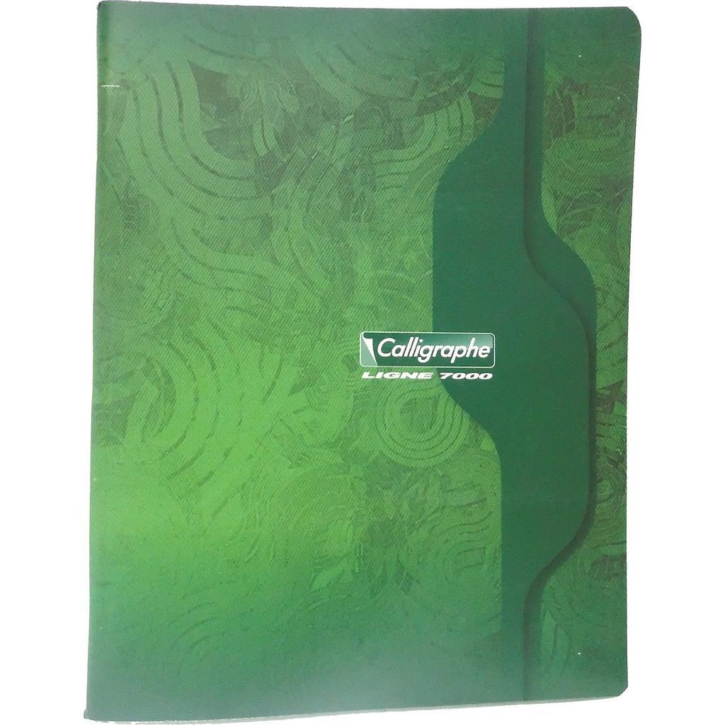 Cahier Pique Séyès Calligraphe 7000 17*22 Piqué 192p 70G