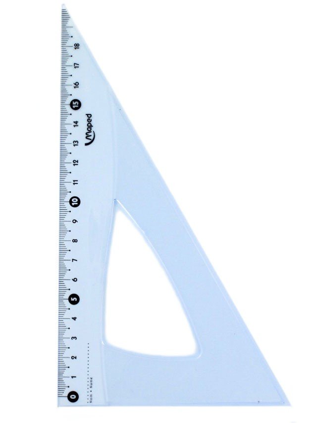 Equerre Maped 15cm Cristal