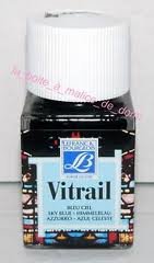Peinture pour vitrail Lefranc & Bourgeois  - 50ml - Bleu