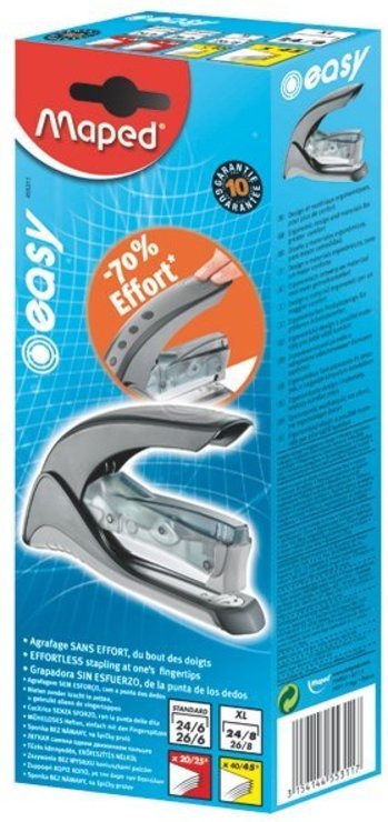 Agrafeuse  Maped Easy   - 24/6 - 26/6 - Métal