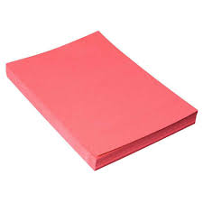 Couverture Pavo - Grain Cuir Rouge A4 - Paquet de 100