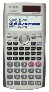 Calculatrice Casio FC-200V Financière