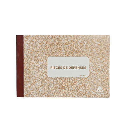 Carnet JA-PR Pieces de Caisse Dépenses