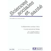 Revue Sciences Sociales Sante Vol 19 No2