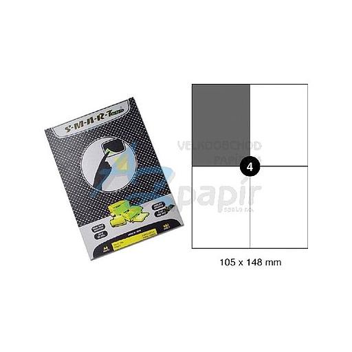 Etiquettes Quick labels A4 100 Feuilles 105 x 148 MM