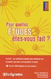 Pour quelles études êtes-vous fait ?