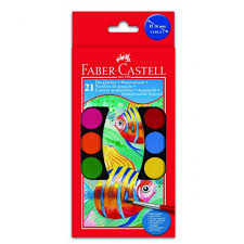 Peinture à l'aquarelle 12 Pastilles