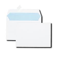 Enveloppe blanche 120 x 175 Autocollante