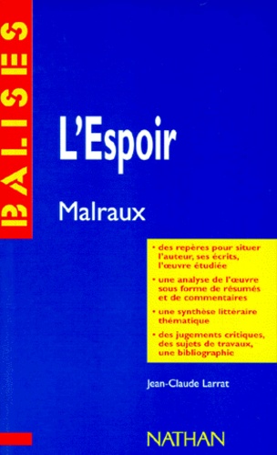 L'ESPOIR DE MALRAUX