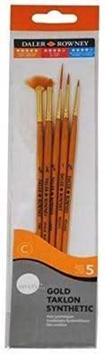 Pinceaux Daler Rowney  - 5 pinceaux