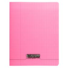 Cahier Piqué 8000 Polypro 24*32 96p 90G Rose
