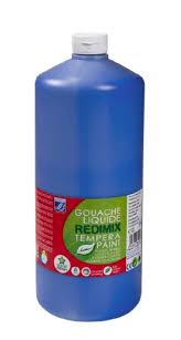 Peinture Gouache Lefranc & Bourgeois  - Bleu Turquoise - 1L
