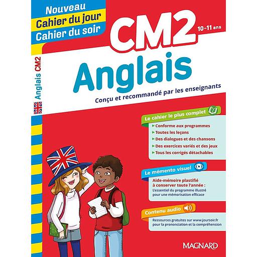 Cahier du jour/Cahier du soir Anglais CM2 + mémento