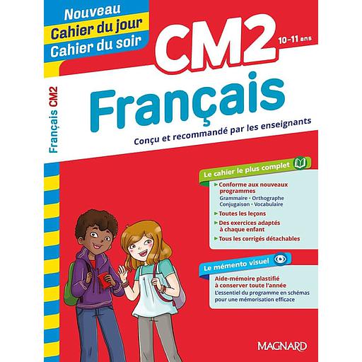 Cahier du jour/Cahier du soir Français CM2 + mémento