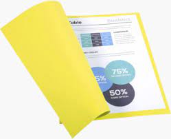 Chemise cartonnée Jaune Exacompta 170G