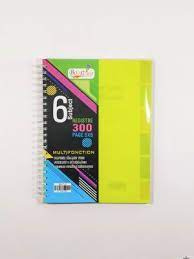 Registre Bleu Marine 6 Sujets