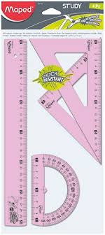 Kit de géométrie 30cm  4 pièces