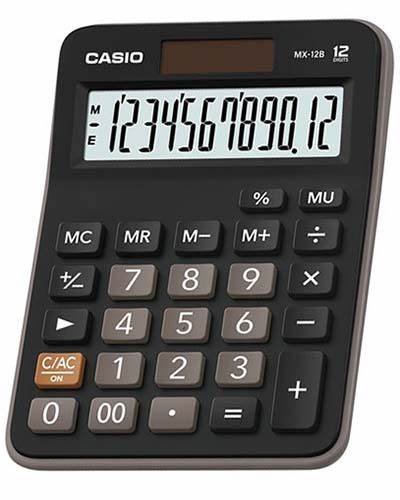 Calculatrice Casio-MX-12B-WE 12 Chiffres